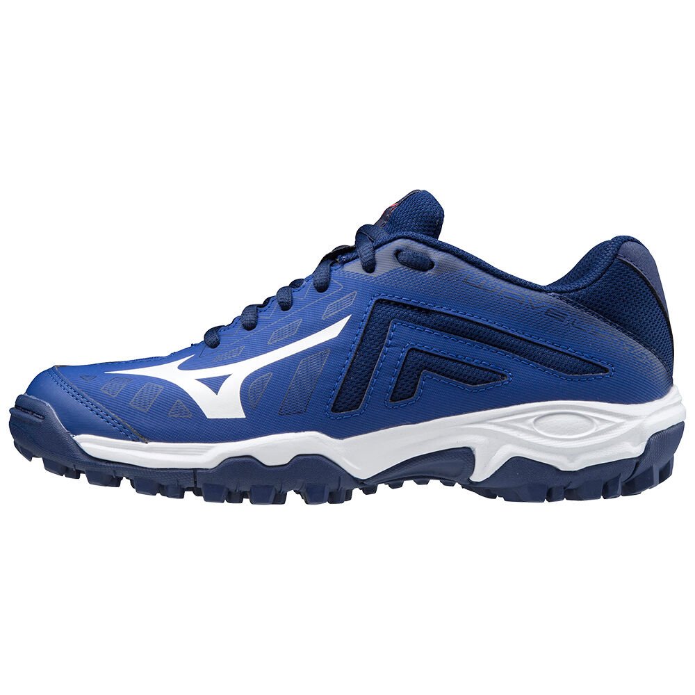 Zapatillas De Hockey Mizuno Wave Lynx Hombre Azules/Blancas Baratas JUMO-49815